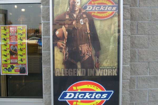 Dickies Store Large Format Backlit Sign