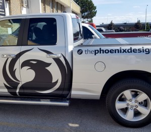 The Phoenix Design Group Truck Decals & Lettering