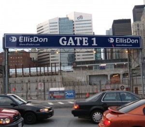 EllisDon Construction Hoarding Signage