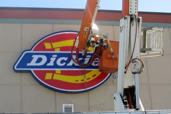 Dickies Store Sign Installation