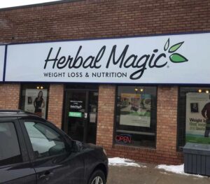 Herbal Magic Backlit Sign